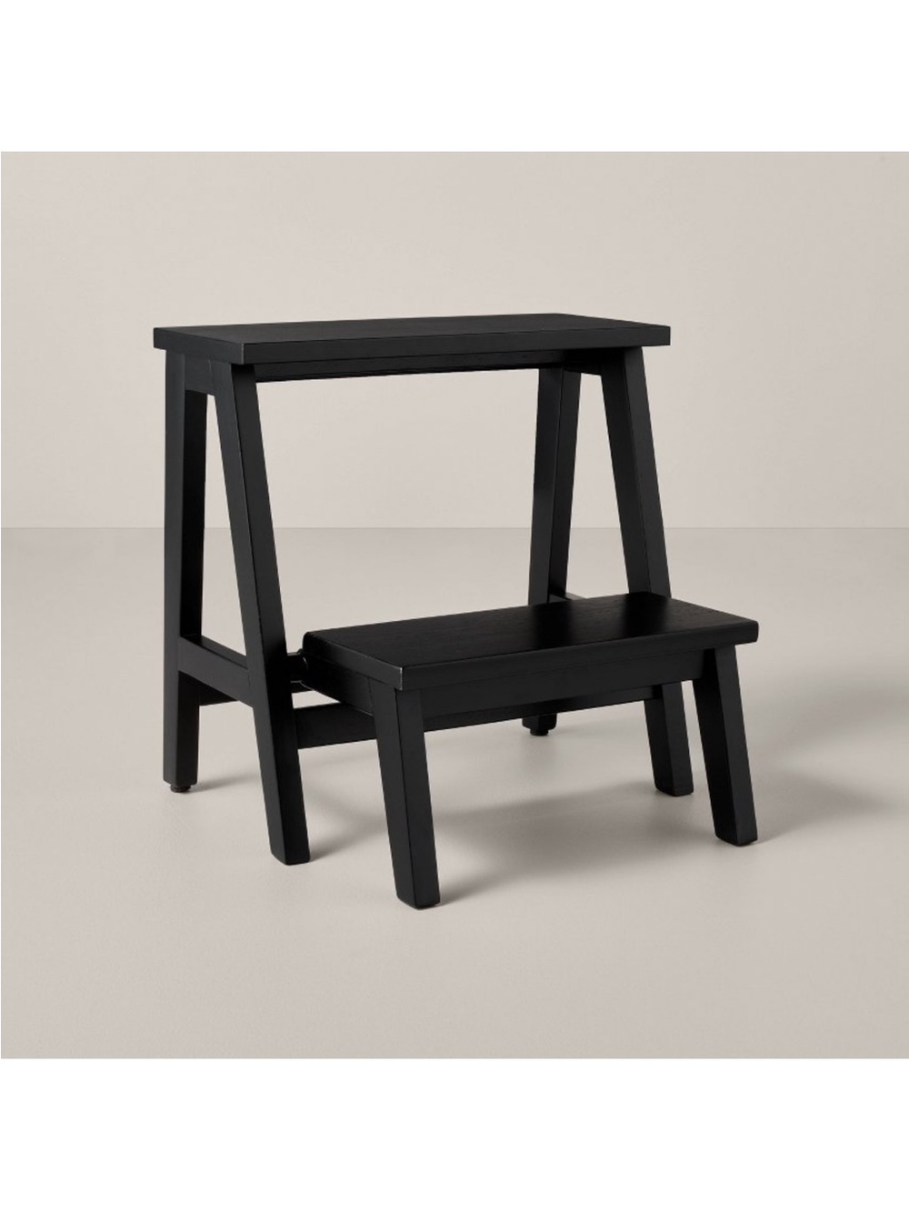 18” Wood Kitchen Step Stool- Magnolia- Hearth & Hand-Black